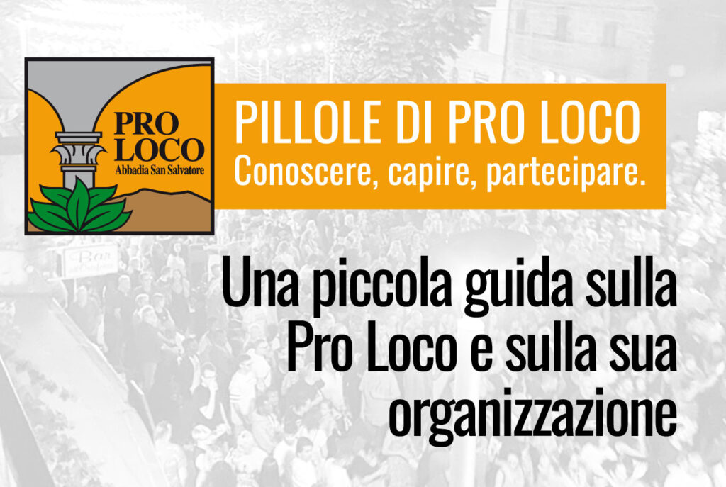 Da domani partono le “Pillole di Pro Loco”